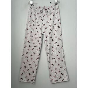 Disney Mickey Mouse Juniors Size Medium Gray Pajama Lounge Pants Novelty Sleep